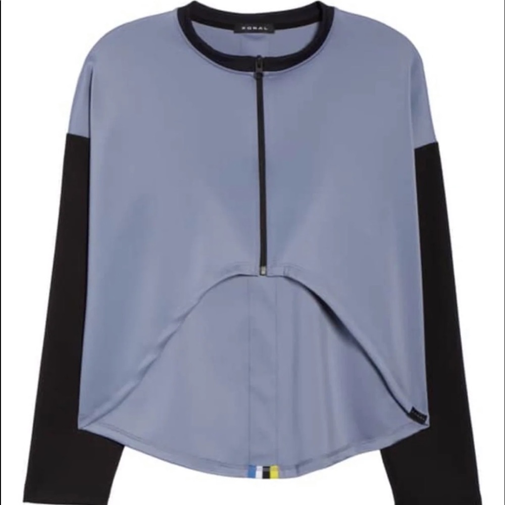 Koral workout cropped bomber jacket NWT